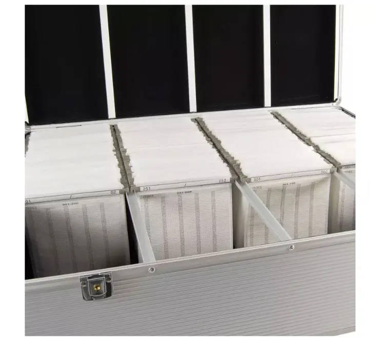 Factory price custom size 1000 cd dvd aluminum storage case