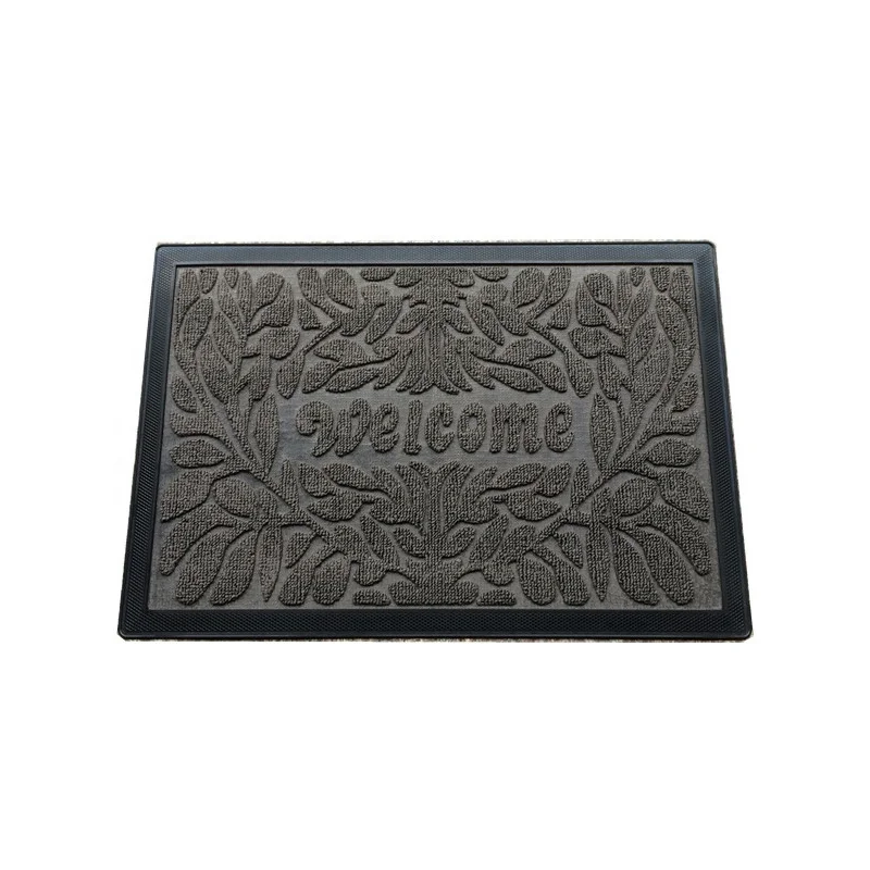 
Wholesale Welcome 45x75cm PP Solid Color Good Prices Bar Door Foot Mat 