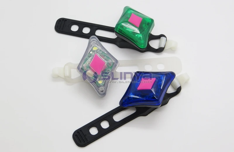 3528 SMD Bike LED Rear Light Diamond Shape Bike USB LED Safety Light Diamond Bicycle Tail Lamp