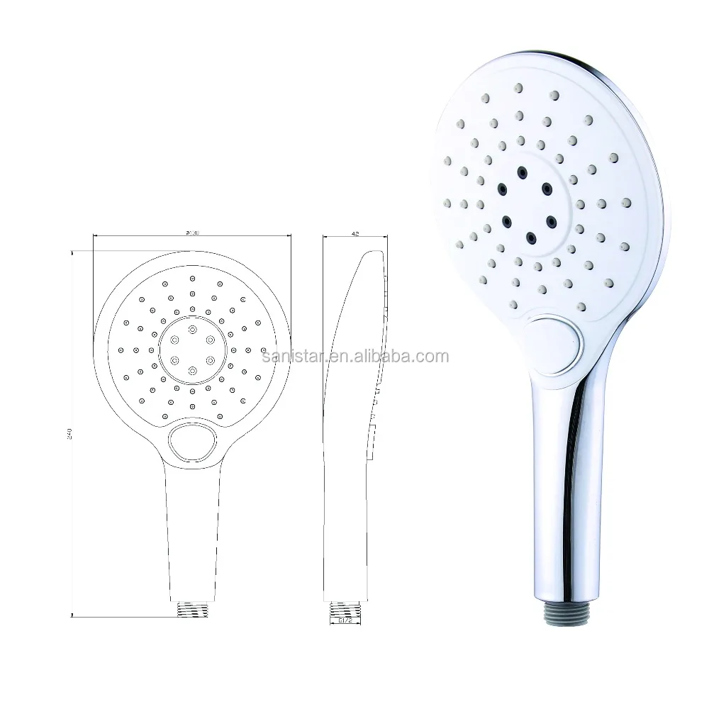 
ABS hand shower is popular in 2017 