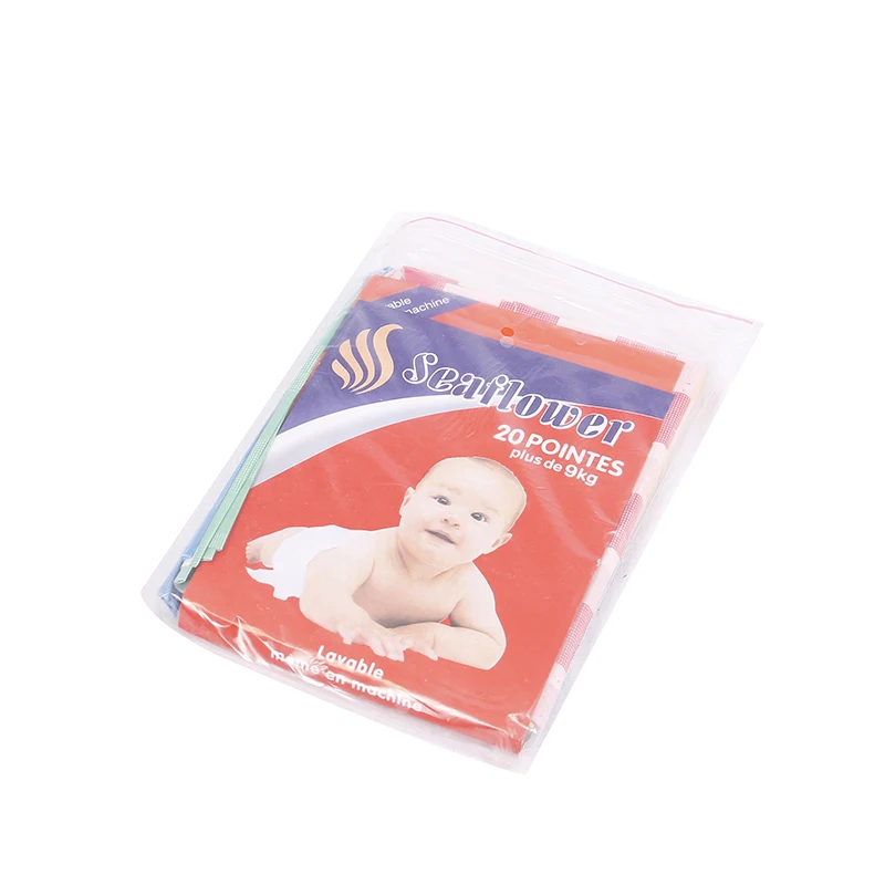 cheap disposable sea flower baby diaper/sanitary napkin