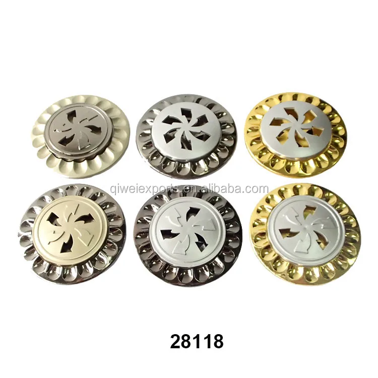 Plastic Golden air vent for mattress with lace