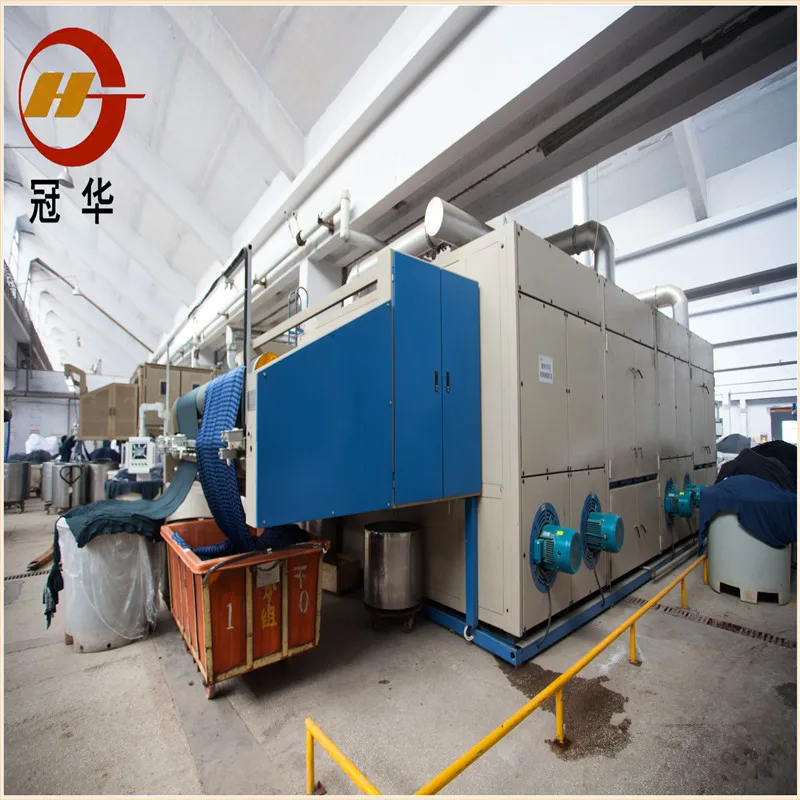 Расслабляющая сушилка для вязаных тканей, шесть отделений, китайская машина для отделки вязаных тканей