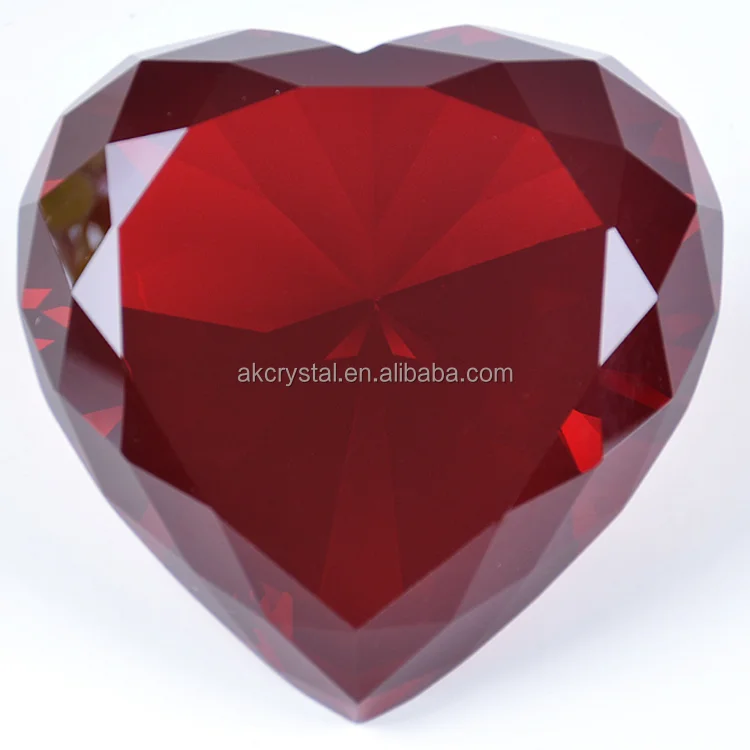 Best sales wedding souvenir love gifts heart shape purple crystal diamond stone