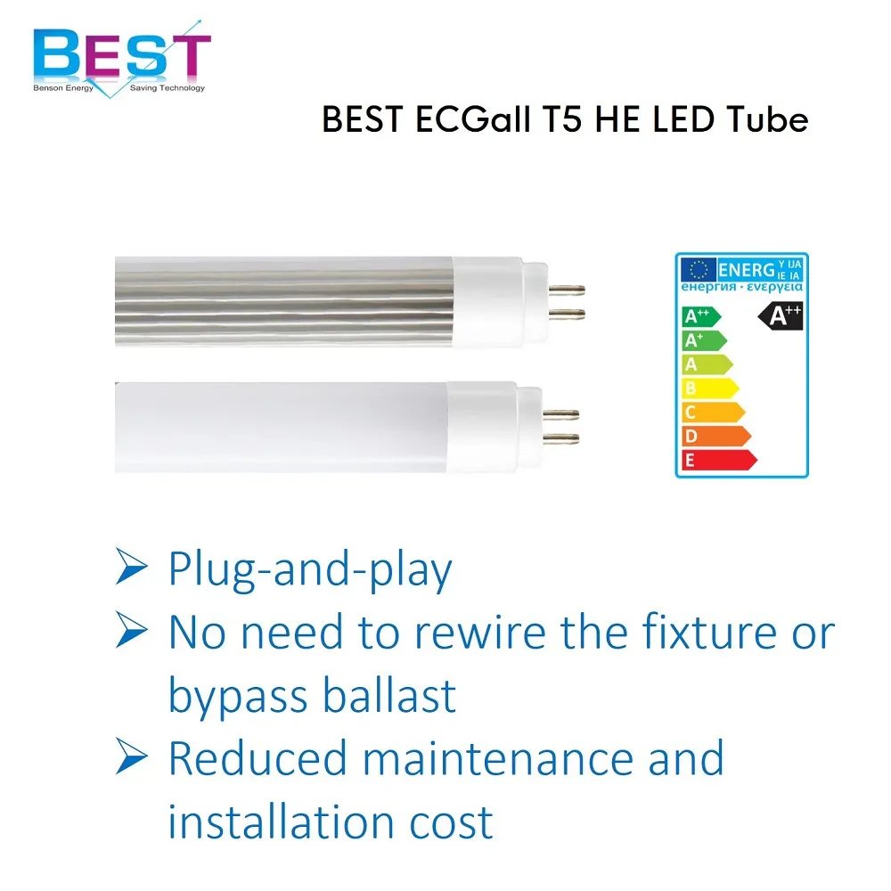 BSET ECGall T5 HE 21W LED retrofit directly retrofit T5 HE 5ft 1449mm 35W fluorescent tube