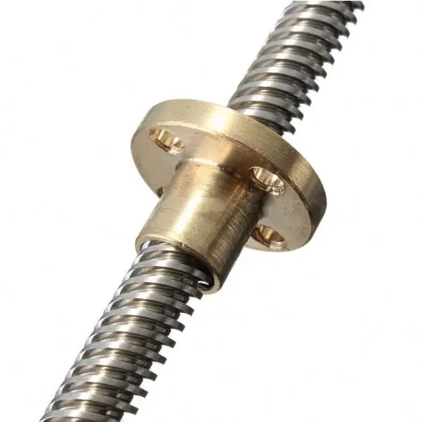 High quality m6 lead screws with trapezoidal thread