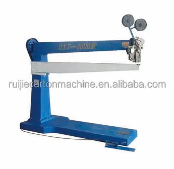 Staples Carton Machine/Corrugated manual type carton box stapling machine DXJ-1400