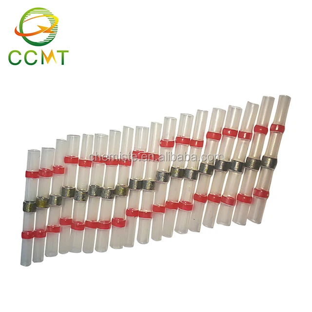 push wire solder seal heat shrinkable tin solder sleeves tube butt connector