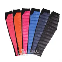 New Hot Autumn Winter cold windproof children warm plus velvet pants girls cotton down trousers fashion boys Thicken down pants