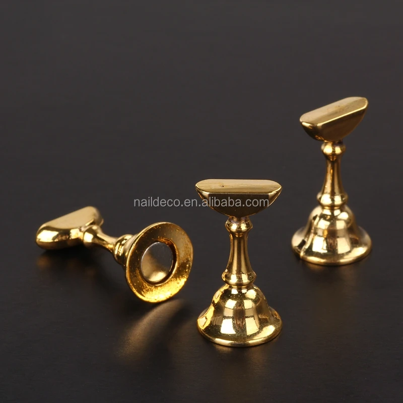 wholesale nail polish display Magnetic chess Nail Tip Practice Stand holder