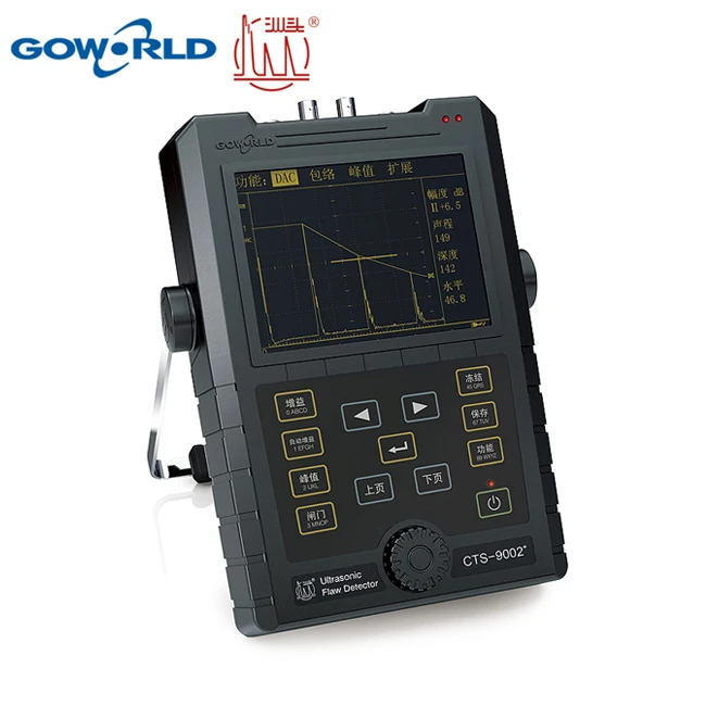 GOWORLD CTS-9002+ Digital Ultrasonic Flaw Detector ndt square-wave instrument metal detector