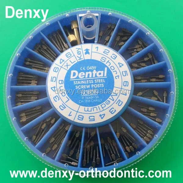 
Dental Implant product dental screw post titanium post screw fiber post 