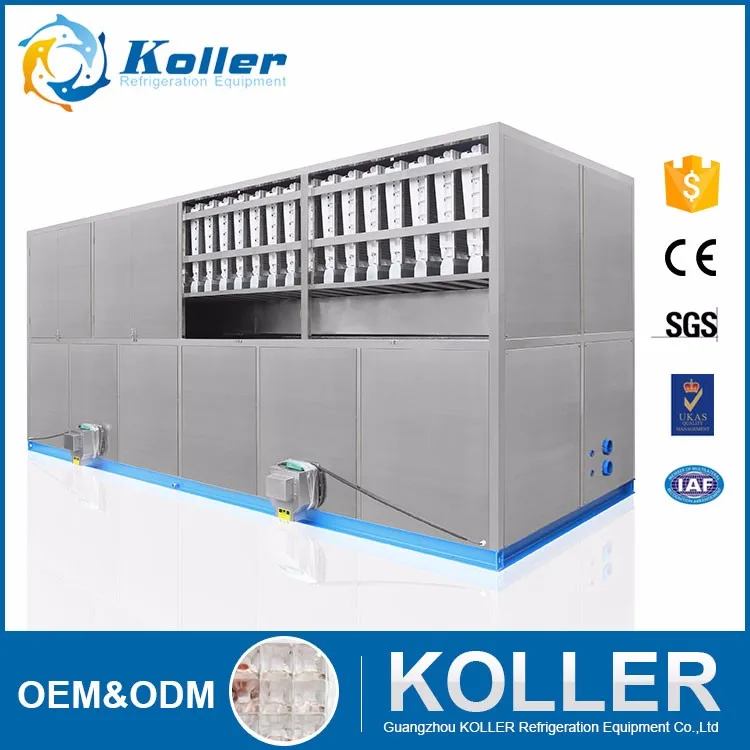 CV8000 High Production Industrial Efficiency Large Ice Cubes Making Machine 8t Large Ice Cube Making Machine