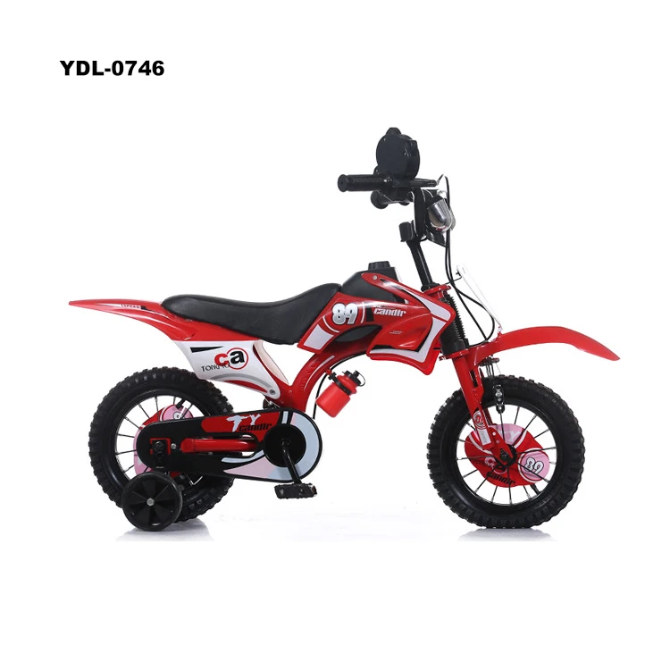 Мото детский велосипед 12-дюймовый односкоростной детский велосипед