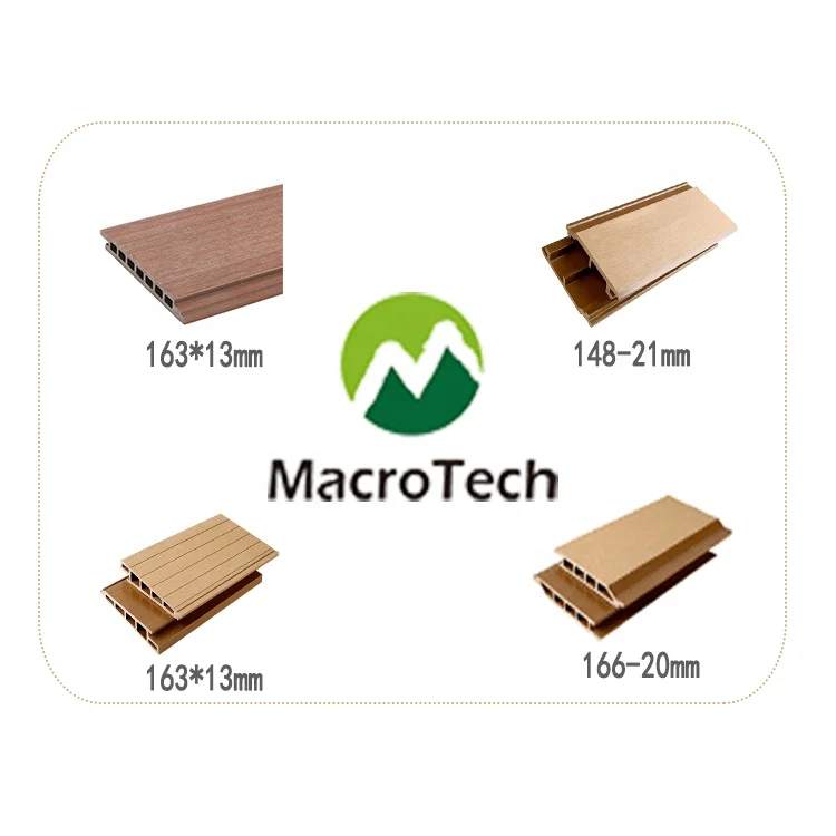 Hot sale outdoor wpc wood plastic composite exterior wall panel cladding