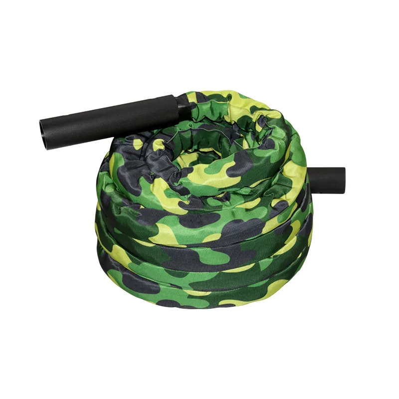 Gym training camouflage power fitness battle rope training worth it