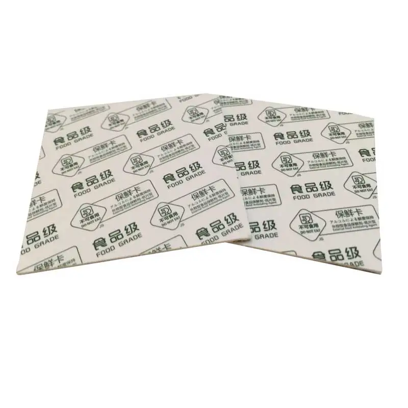 Wholesale Food Grade Oxygen Absorbing Paper Fresh Cards For Food