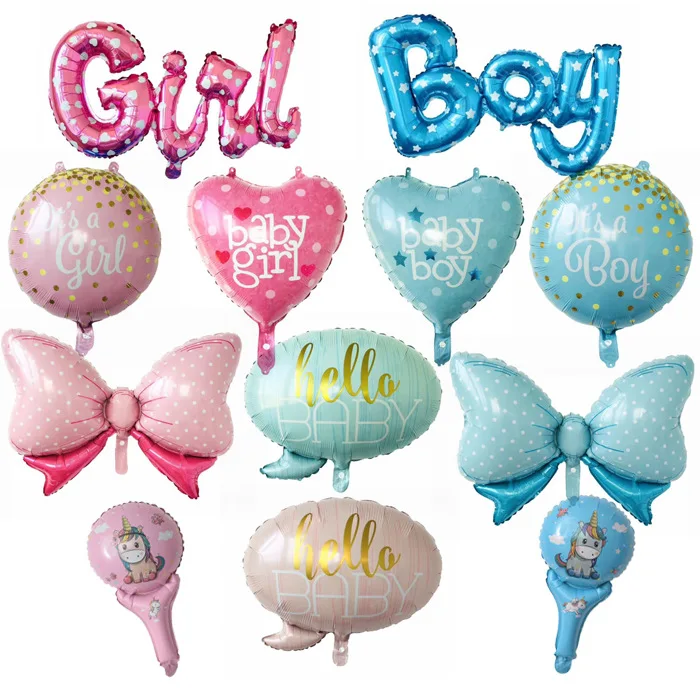 
New arrival Good Quality Bowknot Shape Foil Balloon For Baby Shower Party Decoration 