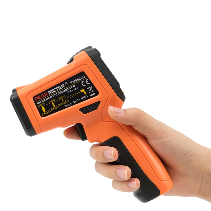 Industrial Non Contact With Humidity Dew Point K Type Digital Infrared Thermometer