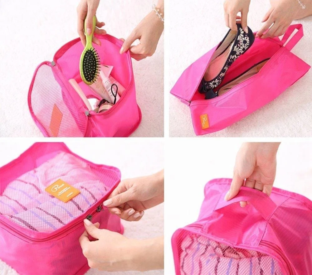 P.travel multiple size 6pcs storage organizer travel packing cubes