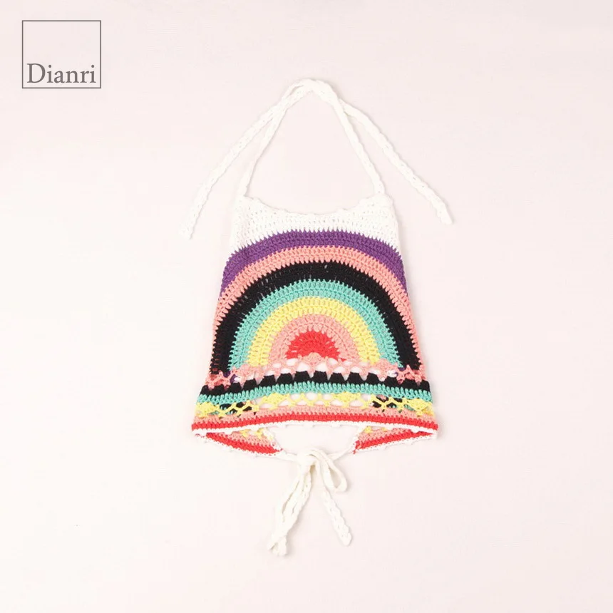 
women summer strappy fringed crochet bikini 