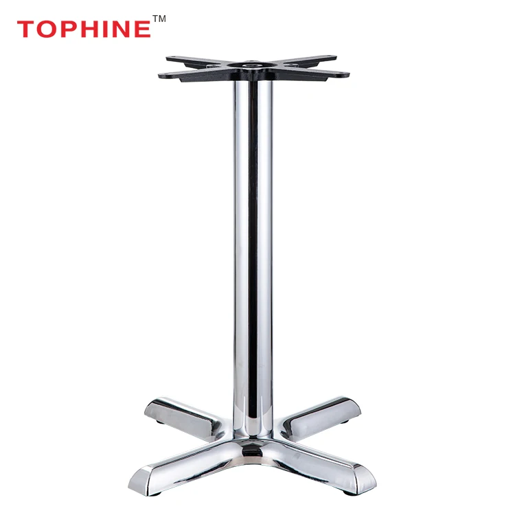 
Commercial Contract TOPHINE Restaurant Aluminum Dining Table Bases For Round Glass Tops 