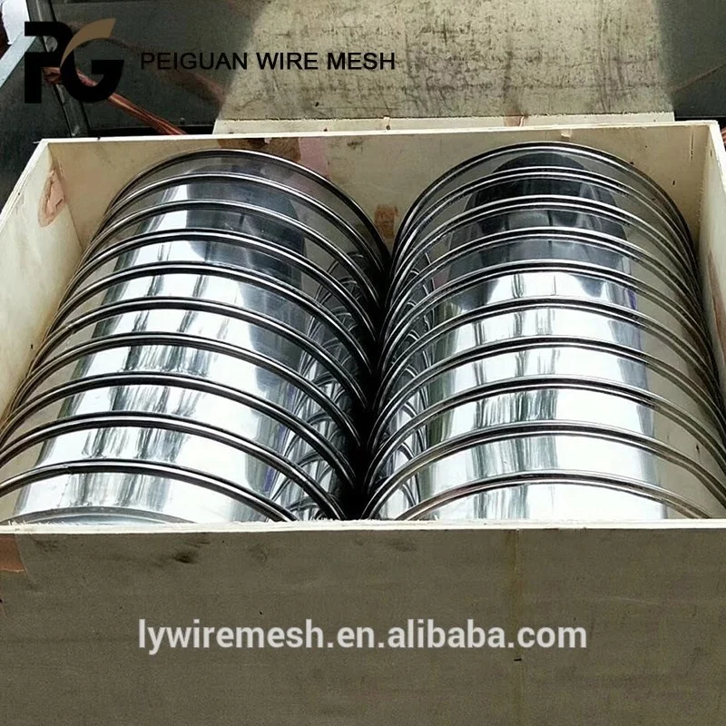 6 8 inch 2 um 40 50 75 150 mikron 220 300 350 micron stainless steel screen mesh sieves for lab test sand soil