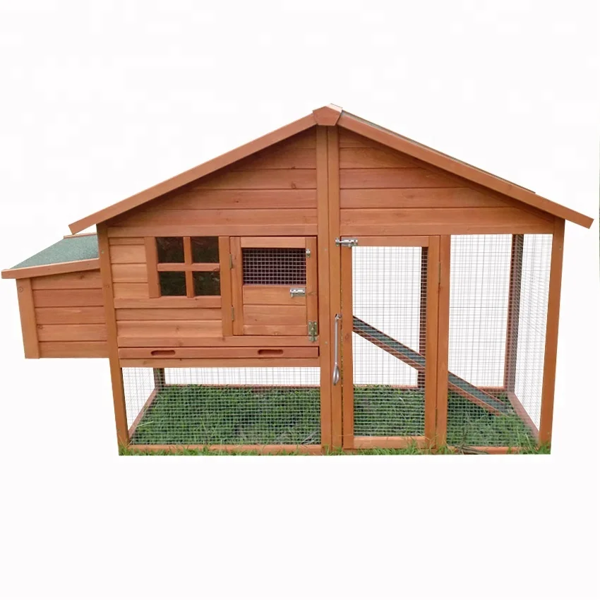 custom cheap great sale Garden outdoor Waterproof Wooden duck Cheap Chicken Coop egg laying with nest house