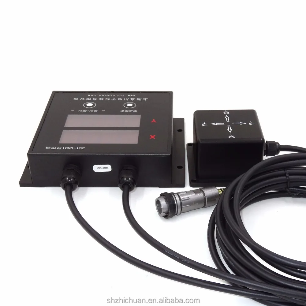 
IP 67 precision electronic tilt sensor with real time display 