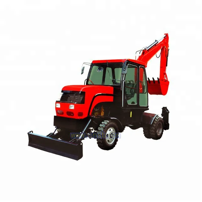 NIVO mini 4 ton wheel excavating equipment or tractor or front loader,blade or rear excavator or parts