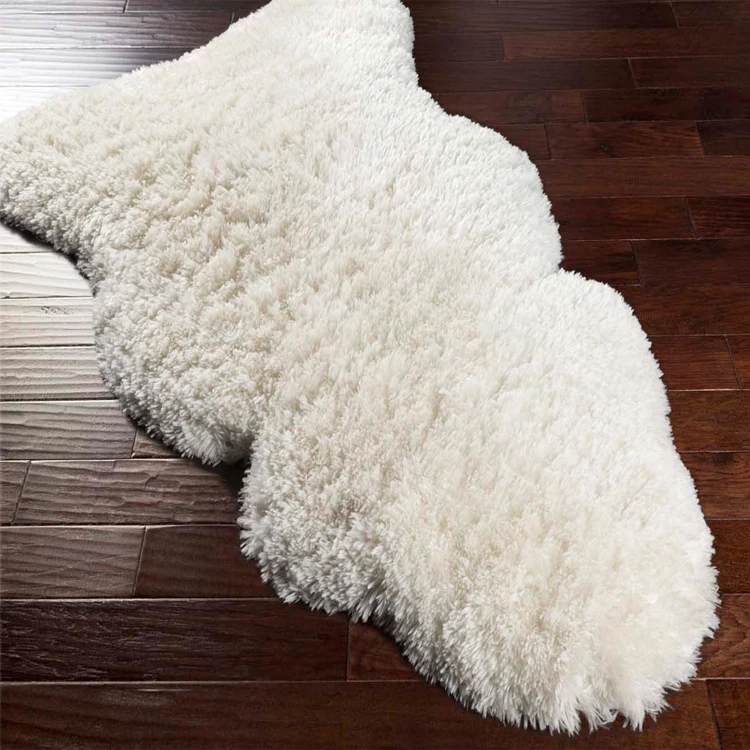 china manufacturer no stimulation genuine sheepskin rug