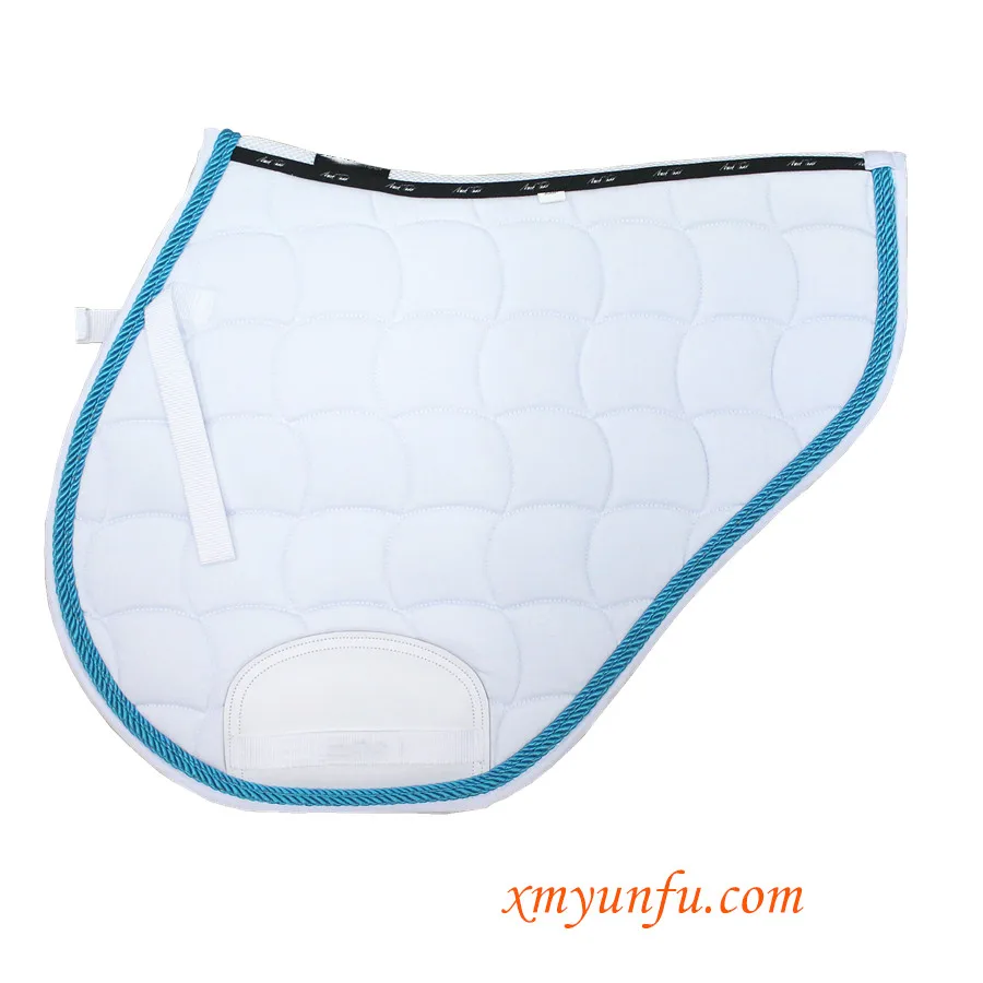 Custom Soft and Durable Polycotton English Half Saddle Pad