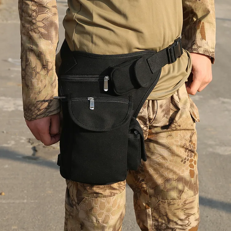 Adjustable Sports Canvas Drop Leg Motorcycle Bicycle Racing Bag