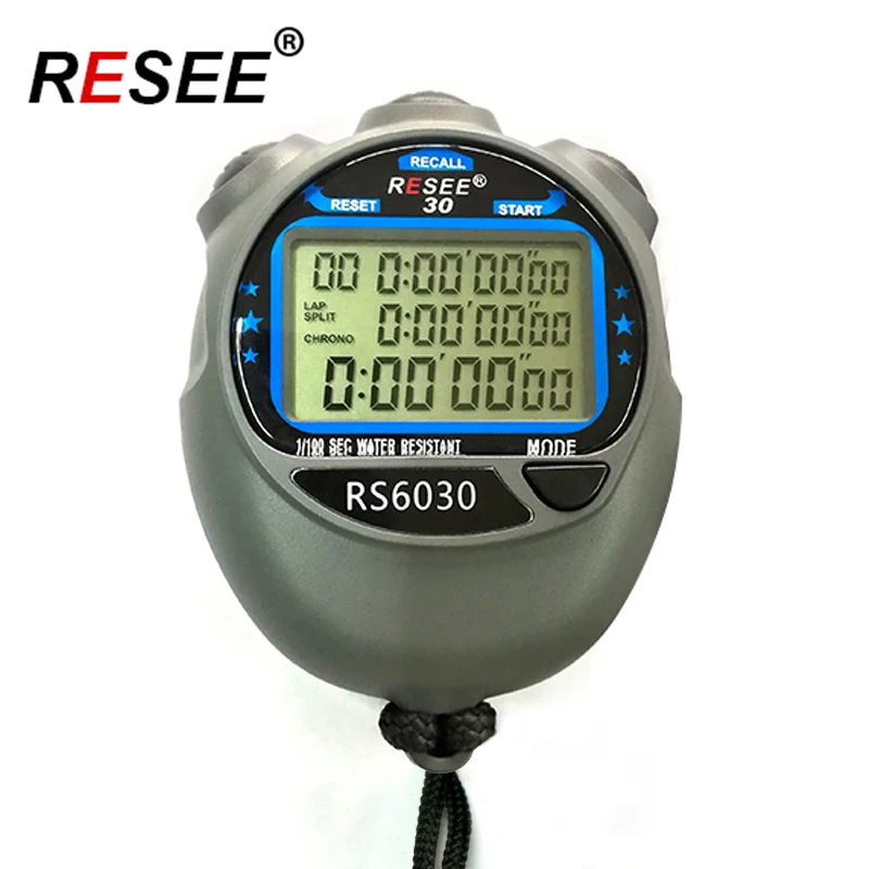 RESEE фирменный секундомер Спортивный тренер рефери цифровой дисплей электронный таймер открытый фитнес-браслет с многофункциональными секундомерами