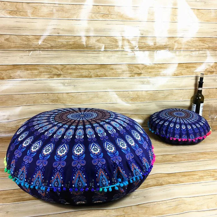  Лидер продаж милая детская юбка-комнату цифровой печати мягкий силиконовый чехол с рисунком из мультфильма наволочки в богемном стиле этнические мандела круглый пол подушки сиденья