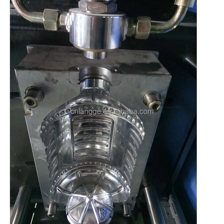 
Semi-Auto bottle making machine for 5 gallon and 20L purified water bottle.1- cavity PET bottle blower. 