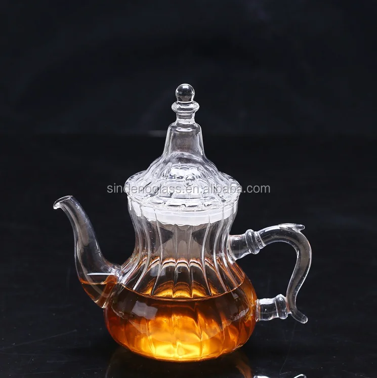Heat Resistant Glass Tea Turkish Coffee Pot Coffee Maker Glass Arabic Coffee Pot
