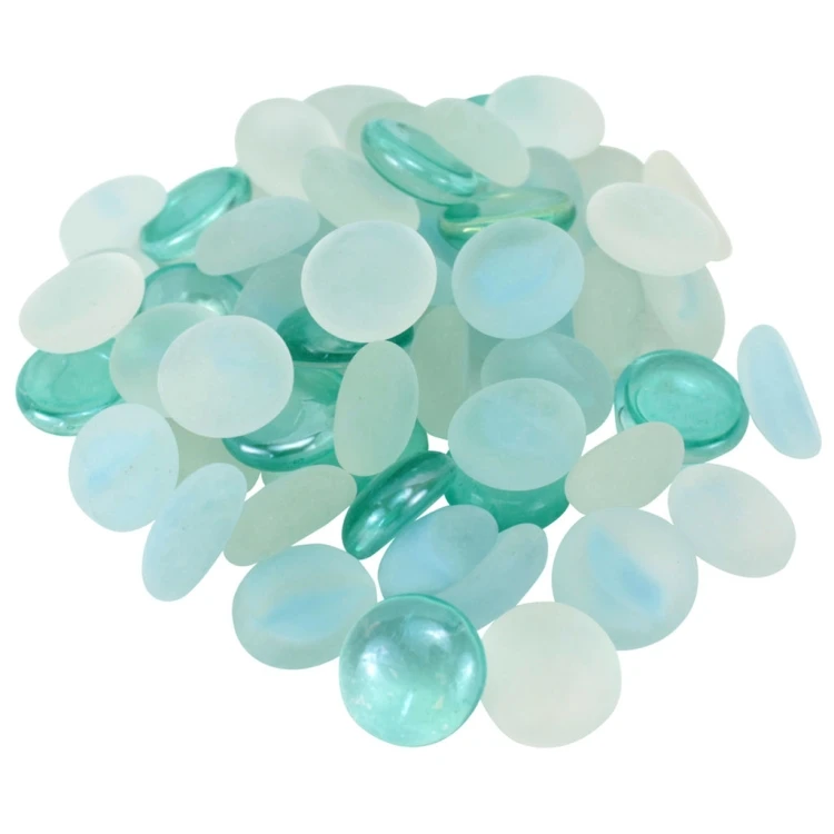 wholesale Frosted Glass Beads for garden fire pit