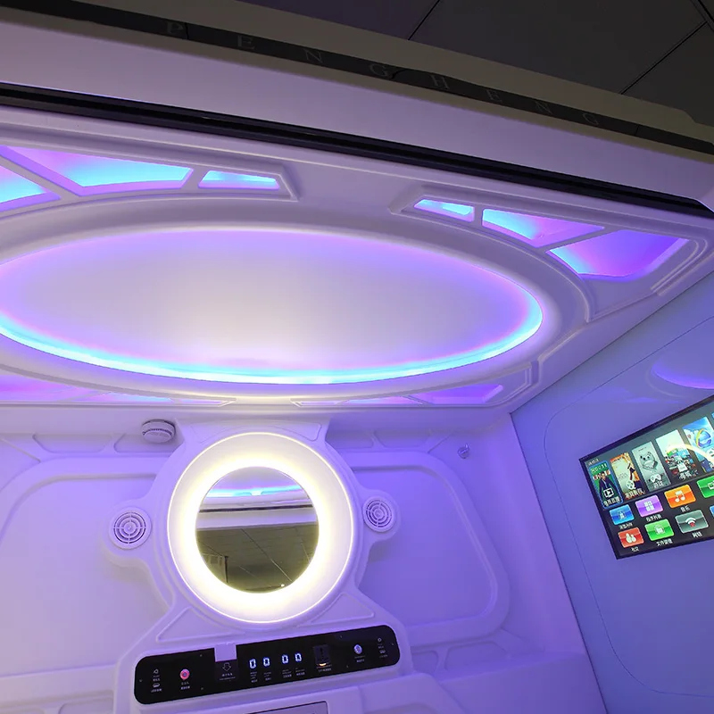 prefabricated bedroom furniture capsule space bed for hostel,Youth club , airport police quarters