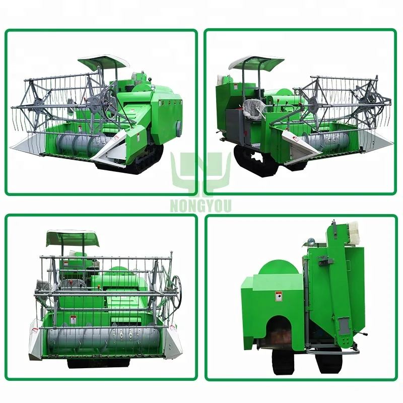 4LZ-1.6 rice combine Harvester wheat cutting machine india price