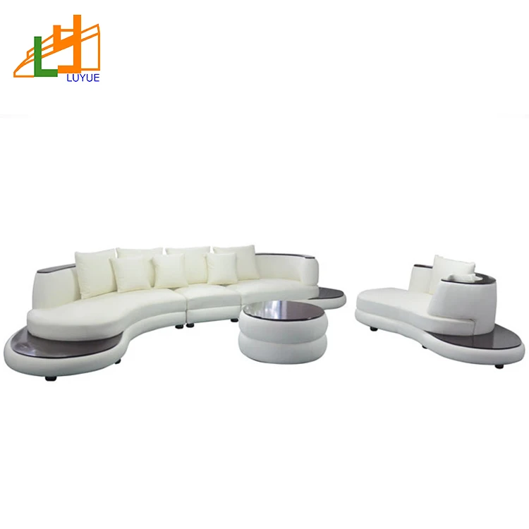 Горячая продажа гостиной u-образной формы угловой кожаный диван набор современный простой дизайн мебель