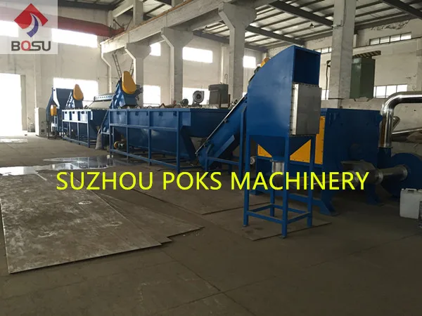 PP PE PET film Bottle Waste Plastic Washing Crushing Recycling Machine pelletizing line