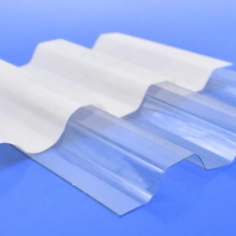 Factory 1.2mm thick fixing clear corrugated sheet polycarbonate roof sheeting