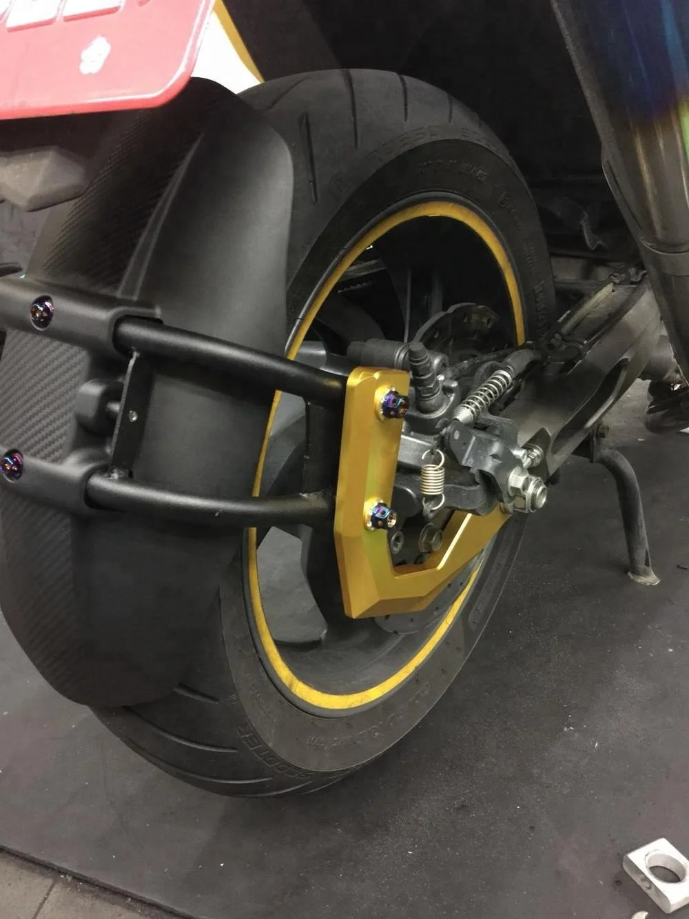 Мотоциклетные задние брызговики, крыло, песчаная отделка, для KYMCO AK550, аксессуары для заднего крыла мотоцикла