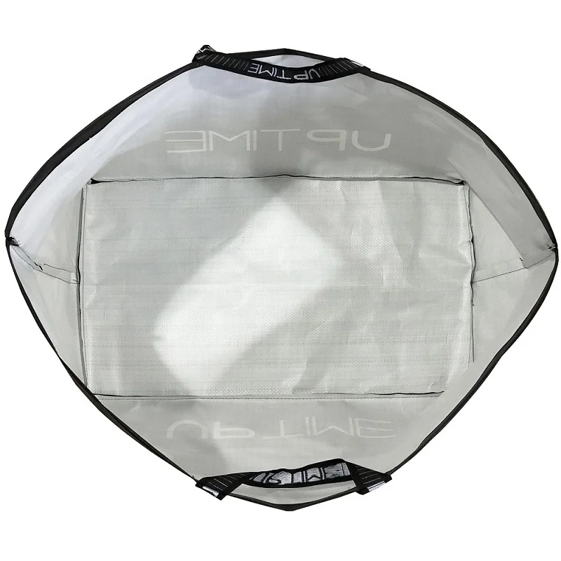 
Frakta Outdoor Recycle PE Woven Shopping Large Utility Side Tote Bag 