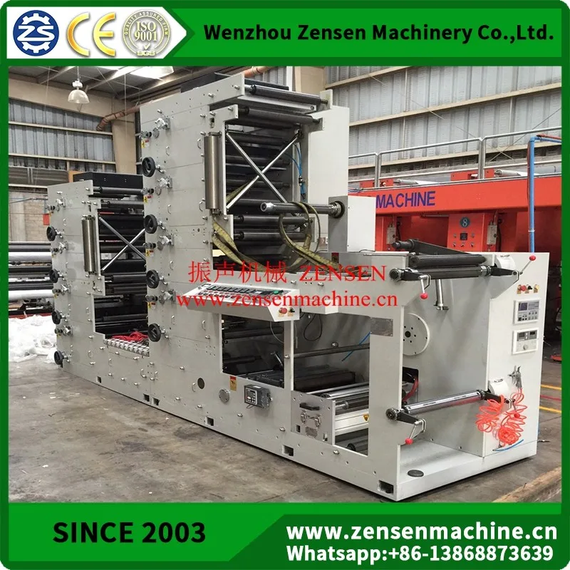 
ZSRY-330 Eight Color Roll To Roll Double Tower Automatic Label Sticker Printing Machines 