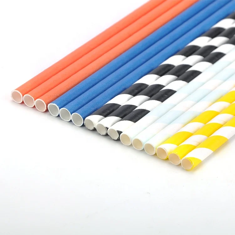 
Eco friendly disposable drinking paper straw 