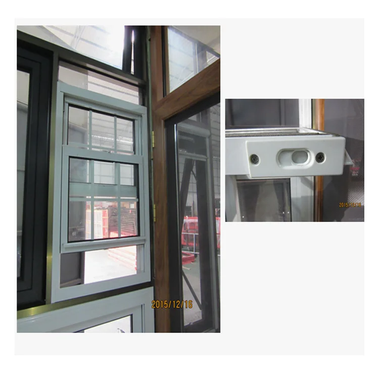 China factory aluminium profile size customized modern house window design vinyl single hung window