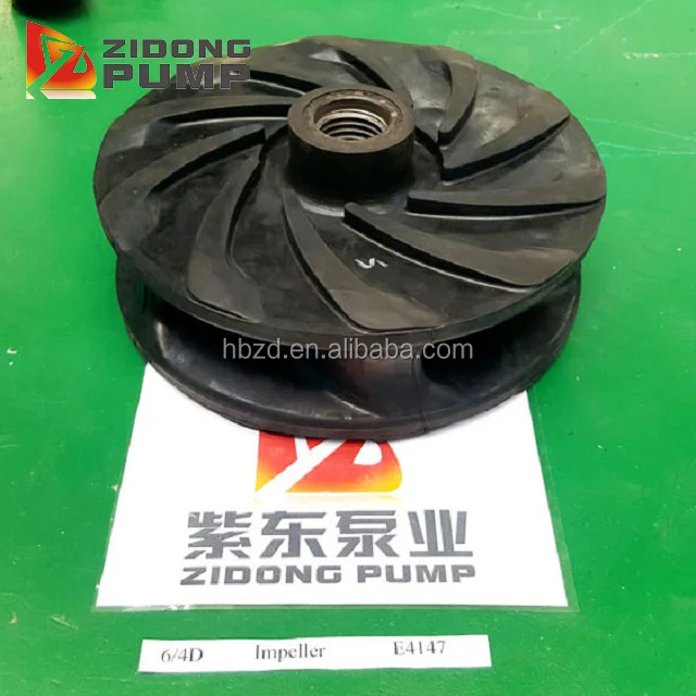 6/4E-ZHR шламовый насос резиновый крыльчатка E4147 запасные части