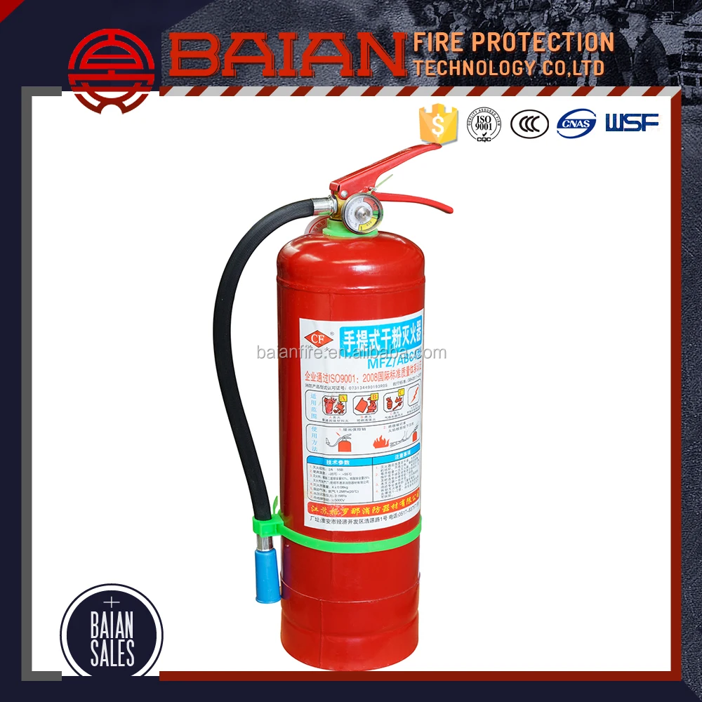 Портативный ABC Сухой Порошковый Огнетушитель с OEM ODM